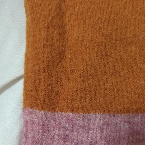 Madewell Gladwell Balloon-Sleeve Pullover Sweater, Color Heather Mulberry Sz XS - Picture 16 of 16